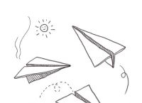 [纸飞机简笔画图片]纸飞机简笔画图片可爱