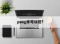 paxg币可以挖?，paxg币为什么这么低