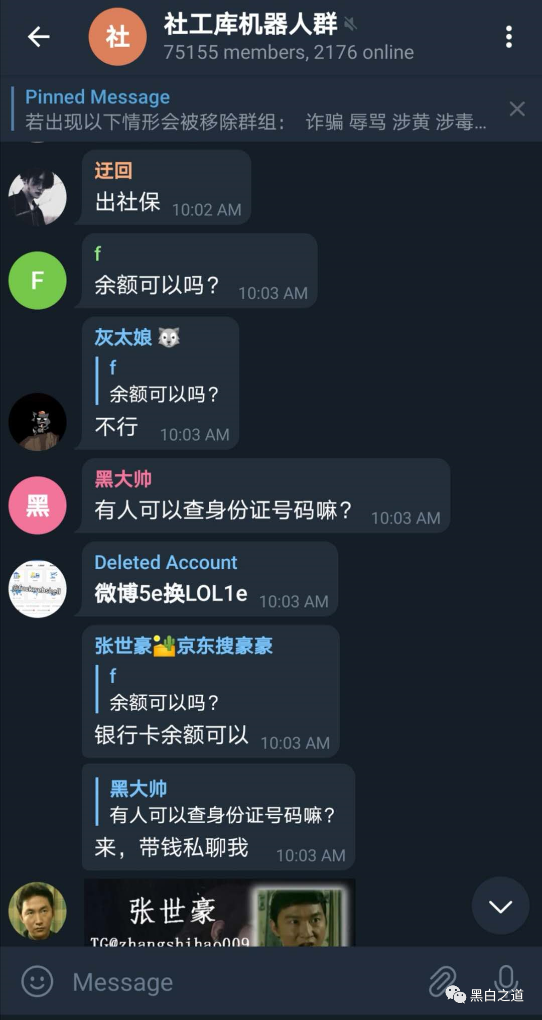 包含Telegram中国代码的词条