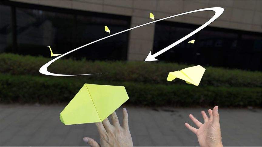 [纸飞机飞出去的视频]飞得很远的纸飞机的视频