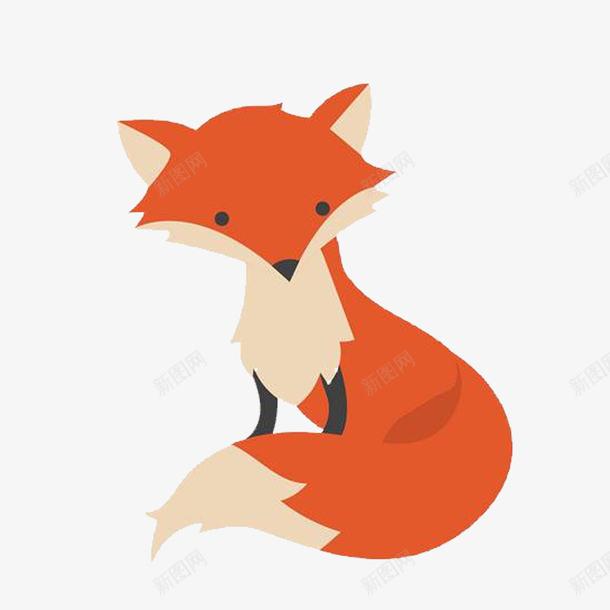 红色的狐狸-红色的狐狸卡通人物