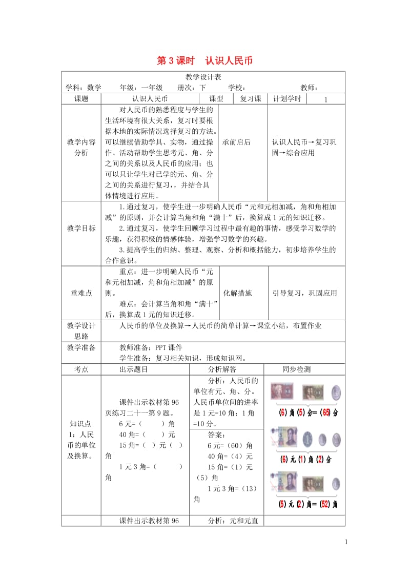 小学生人民币的知识-小学生人民币的知识导图