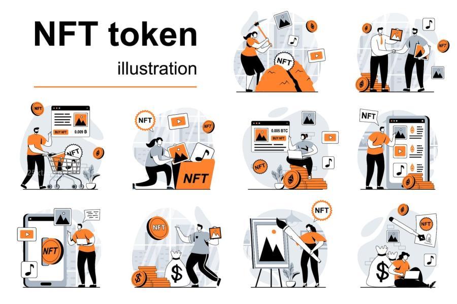 tokennft管理，token groups