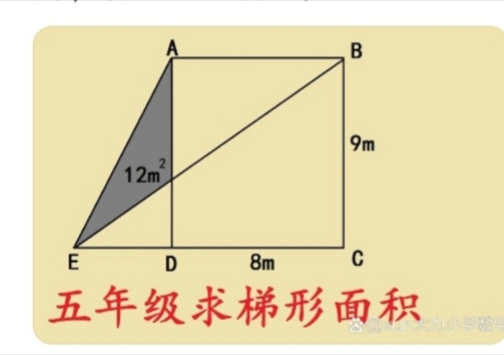 梯子图形的面积怎么求，梯子图形的面积怎么求公式