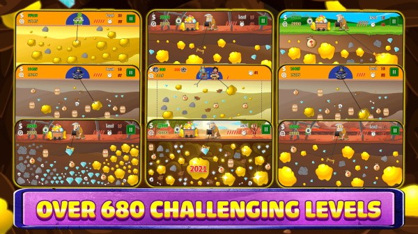 黄金矿工单人版:4399黄金矿工双人